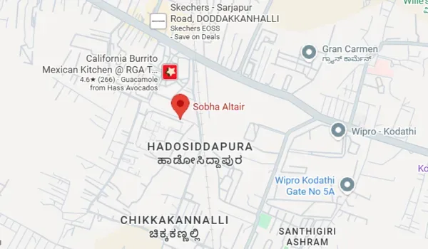 Sobha Altair Location Featured Image of Sobha Altair Location