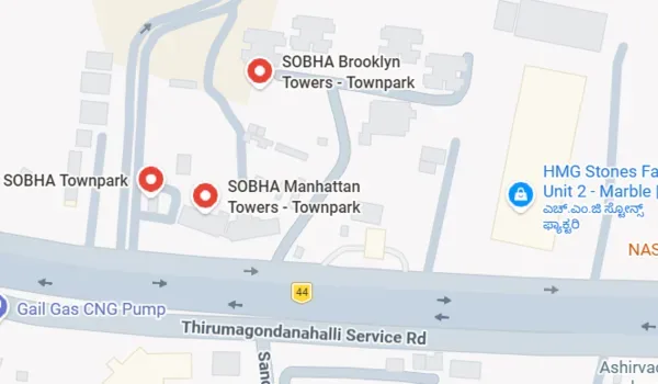 Sobha Town Park Location Featured Image of Sobha Town Park Location