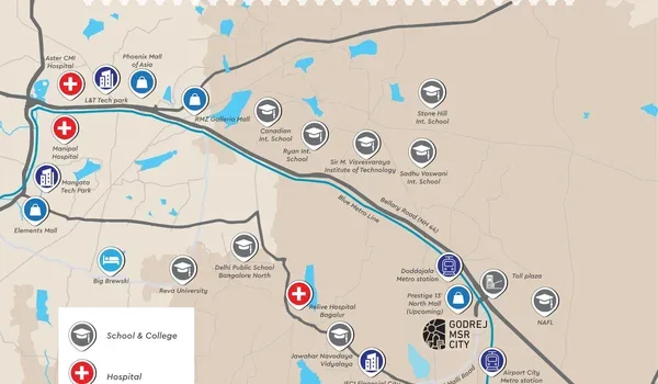 Godrej MSR City Location Featured Image of Godrej MSR City Location