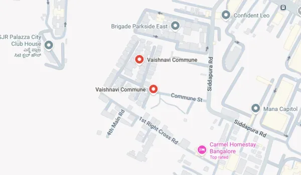 Featured Image of Vaishnavi Commune Location 