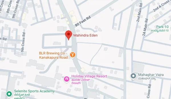 Featured Image of Mahindra Eden Location