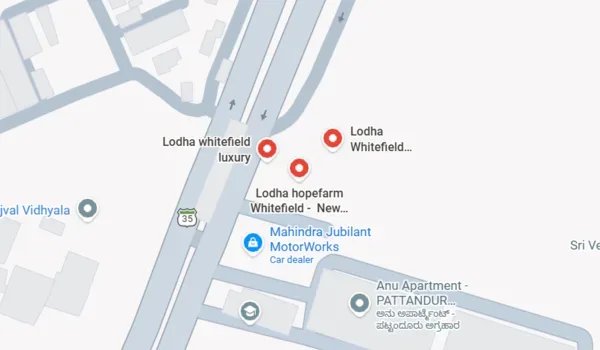 Featured Image of Lodha Whitefield Location